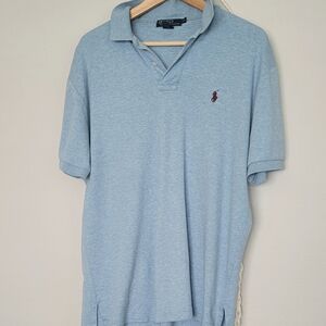 Polo by Ralph Lauren Men's Blue Polo Shirt